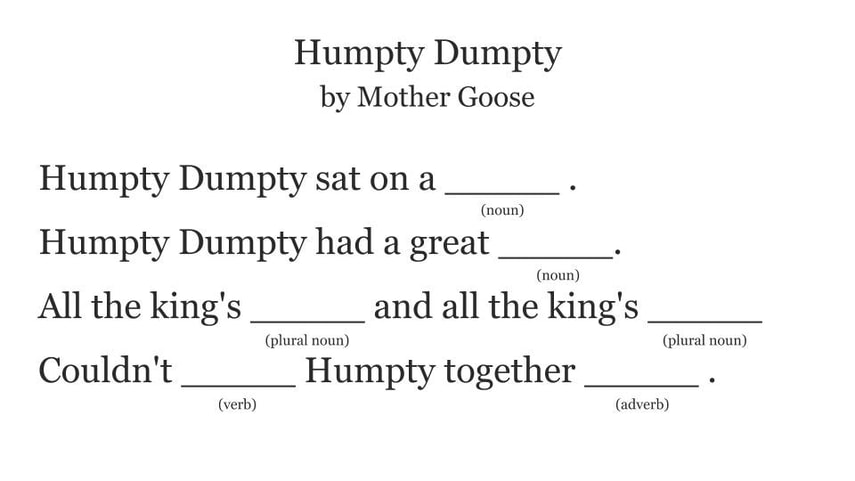 Humpty Dumpty - upper